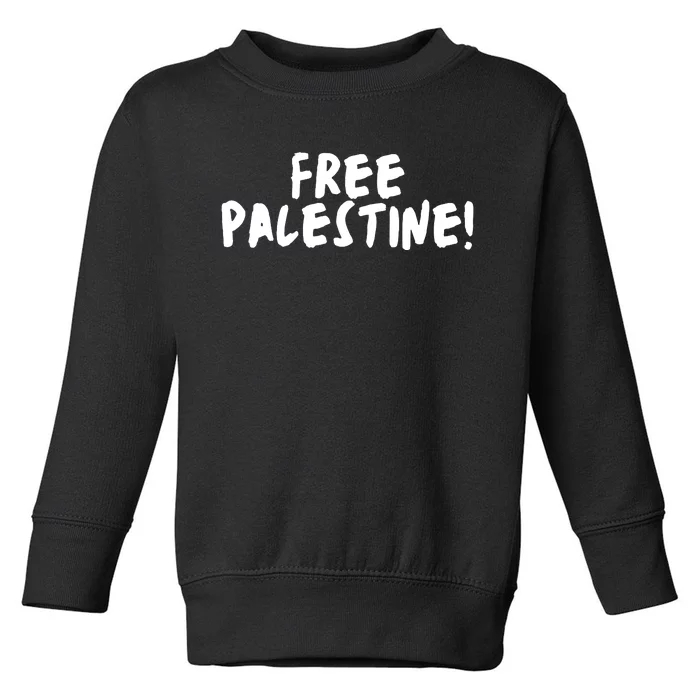 Free Palestine Toddler Sweatshirt