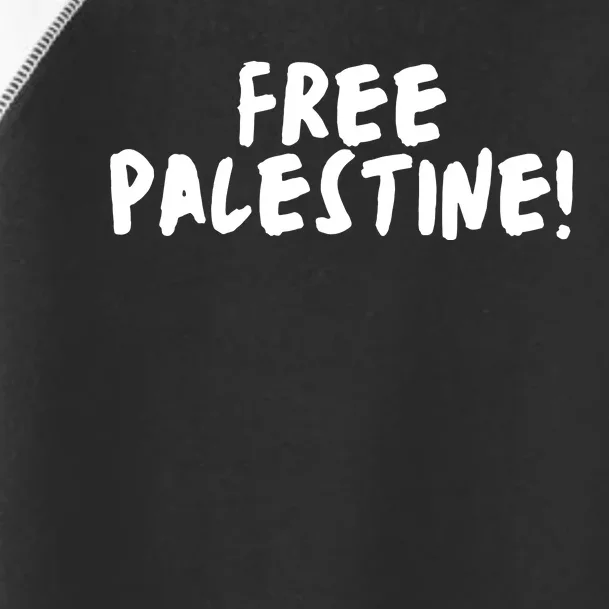 Free Palestine Toddler Fine Jersey T-Shirt