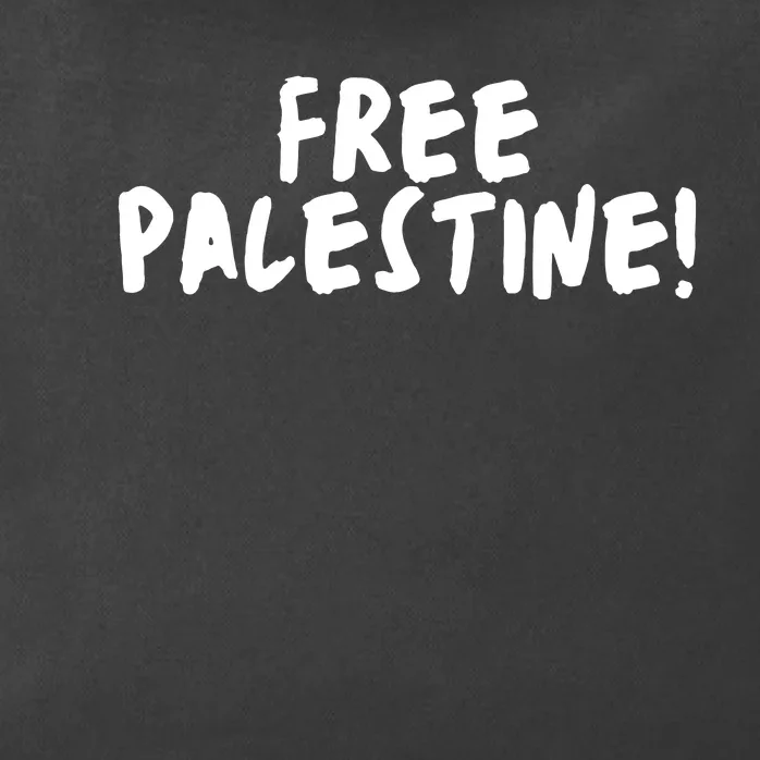 Free Palestine Zip Tote Bag