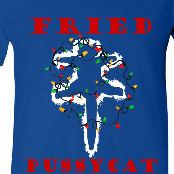 Funny Pussycat From Christmas Vacation Frieds Lover Gift V-Neck T-Shirt