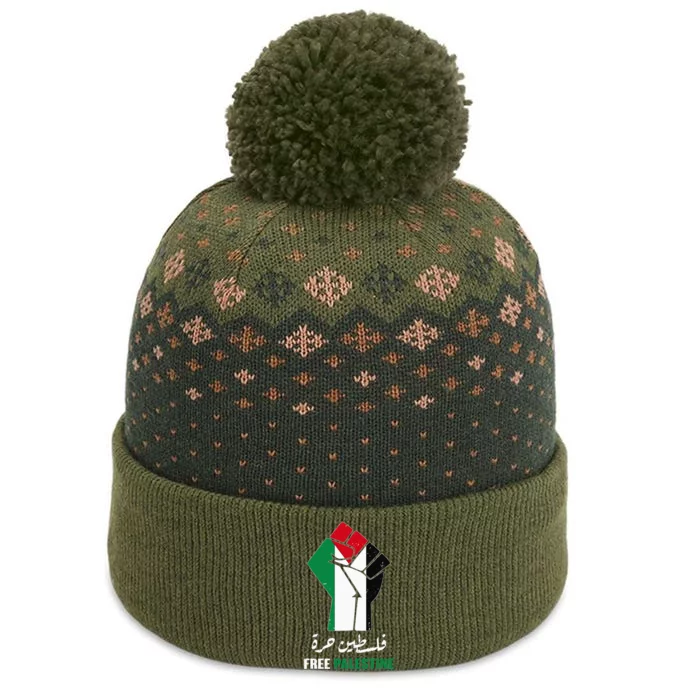 Free Palestine Free Gaza Palestinians Lives Matter The Baniff Cuffed Pom Beanie