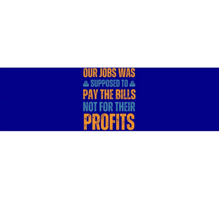 Fair Pay Fair Wages Fight For Income Inequality Gift Bumper Sticker