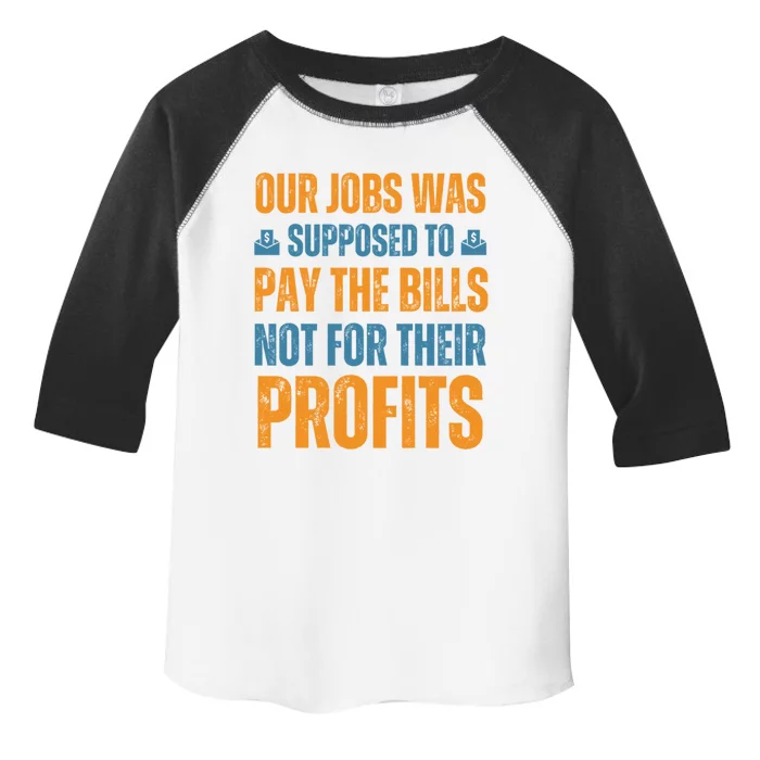 Fair Pay Fair Wages Fight For Income Inequality Gift Toddler Fine Jersey T-Shirt