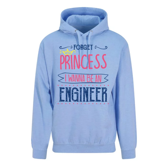 Forget Princess Future Engineer Engineering Major Funny Gift Unisex Surf Hoodie