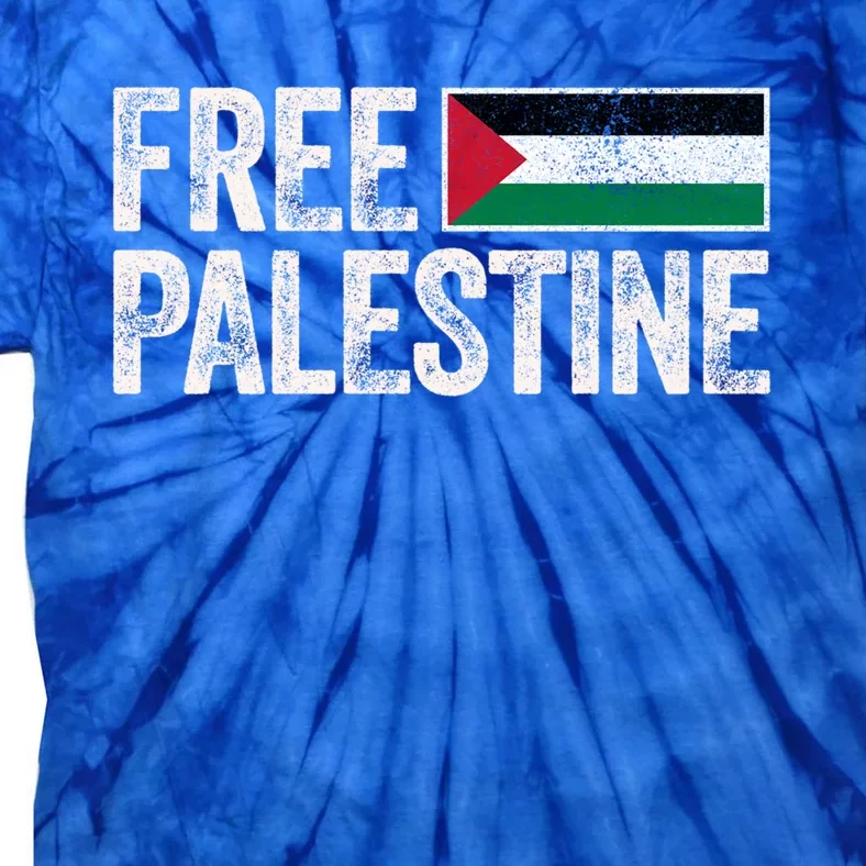 Free Palestine Free Gaza Gift Tie-Dye T-Shirt