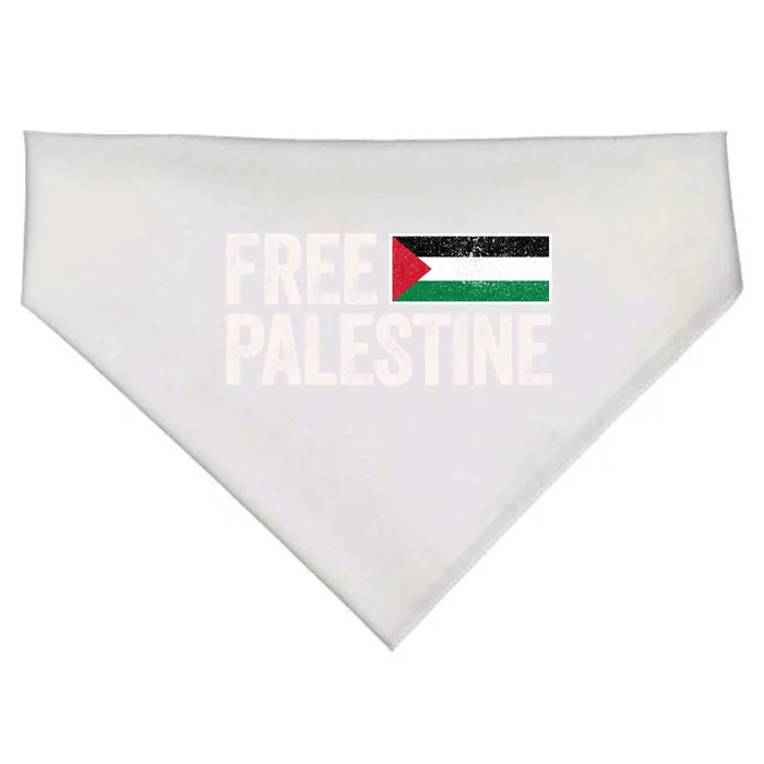 Free Palestine Free Gaza Gift USA-Made Doggie Bandana