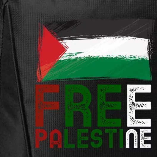 Free Palestine Flag Arabic Free Gaza Palestinian Flag Gift City Backpack