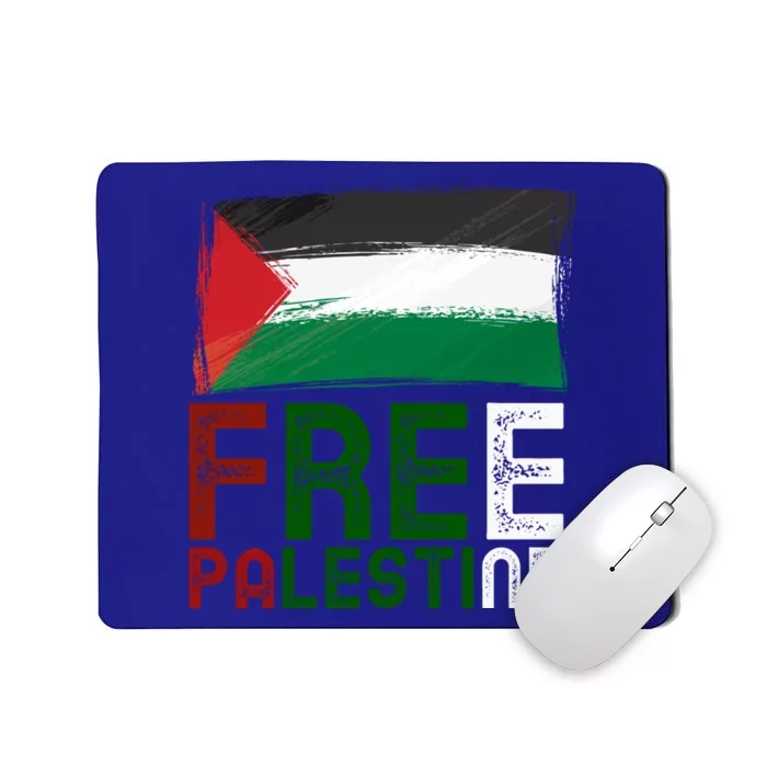 Free Palestine Flag Arabic Free Gaza Palestinian Flag Gift Mousepad