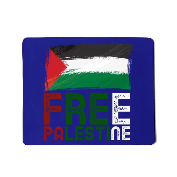 Free Palestine Flag Arabic Free Gaza Palestinian Flag Gift Mousepad