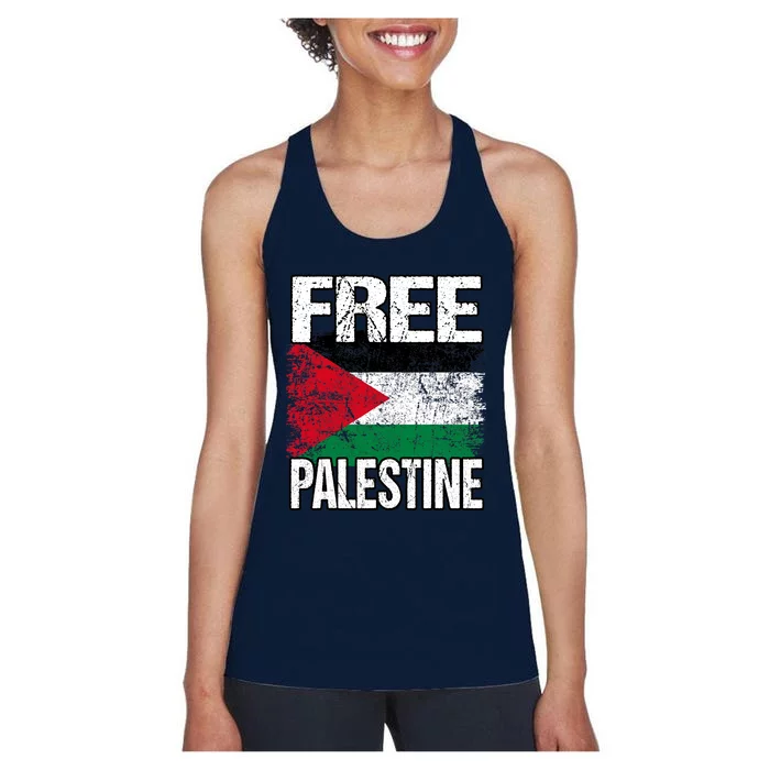 Free Palestine Women's Racerback Tank