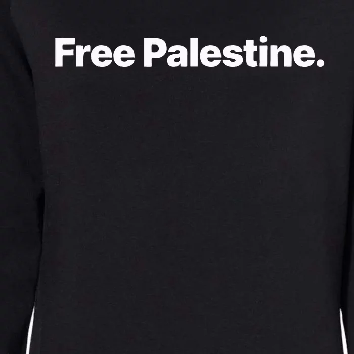 Free Palestine Womens California Wash Sweatshirt