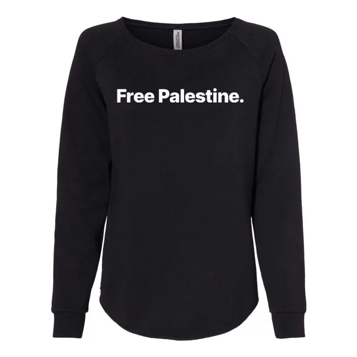 Free Palestine Womens California Wash Sweatshirt