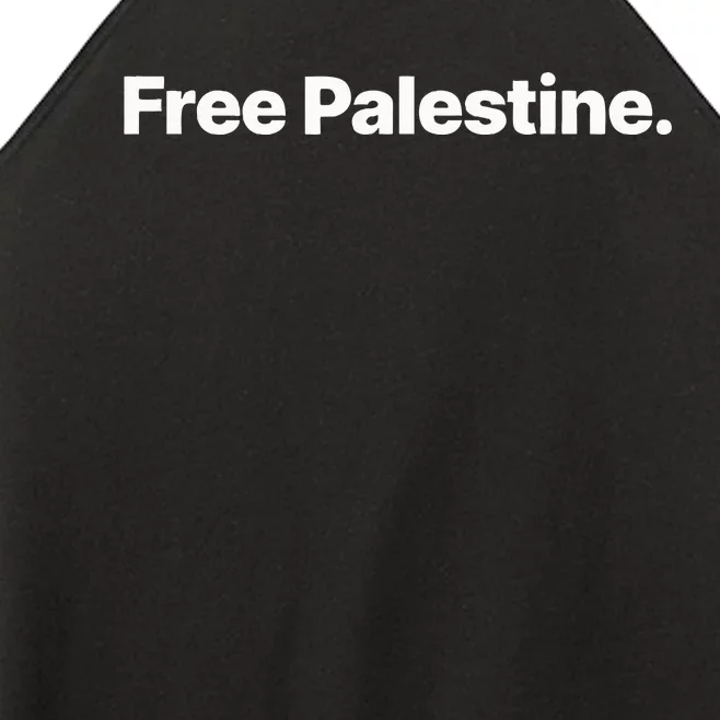 Free Palestine Women’s Perfect Tri Rocker Tank