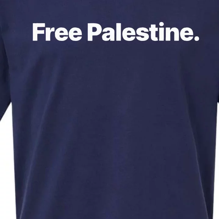 Free Palestine Sueded Cloud Jersey T-Shirt