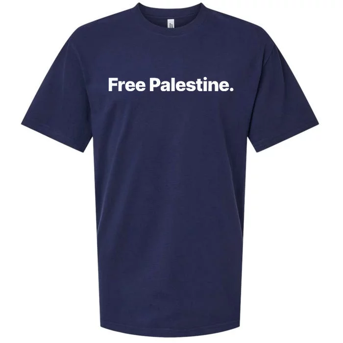 Free Palestine Sueded Cloud Jersey T-Shirt