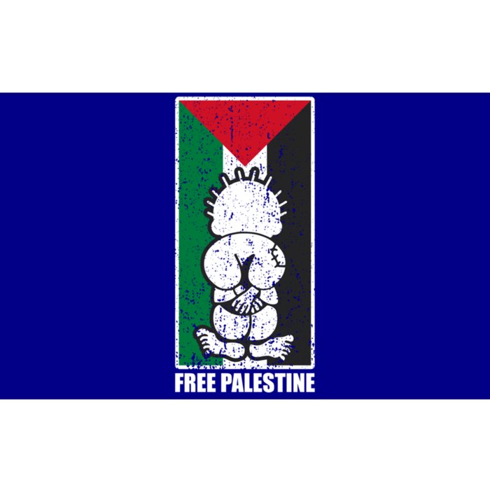 Free Palestine Flag Hanthala Gaza Save Sheikh Jarrah Gift Bumper Sticker