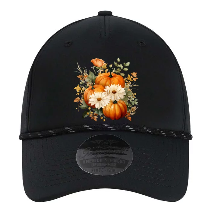 Fall Pumpkin Floral Holiday Performance The Dyno Cap