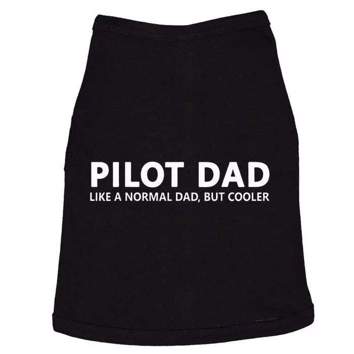 Funny Pilot Father Pilot Dad Doggie Tank