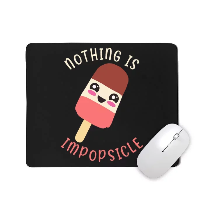 Funny Popsicle Food Pun Mousepad