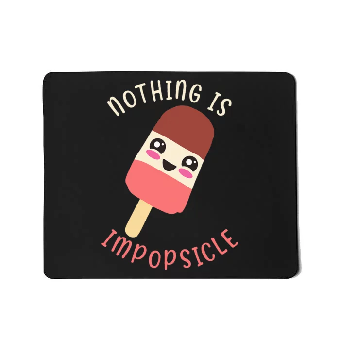 Funny Popsicle Food Pun Mousepad