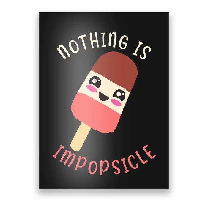 Funny Popsicle Food Pun Poster