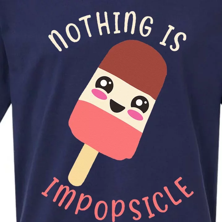 Funny Popsicle Food Pun Sueded Cloud Jersey T-Shirt