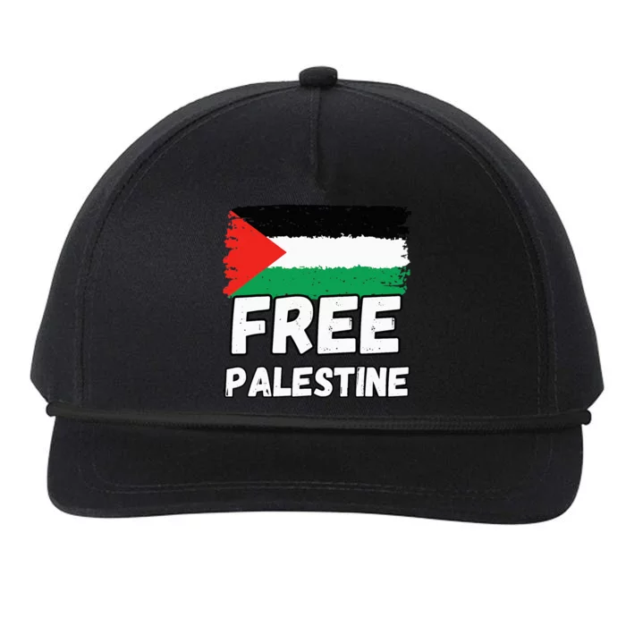 Free Palestine Flag Snapback Five-Panel Rope Hat