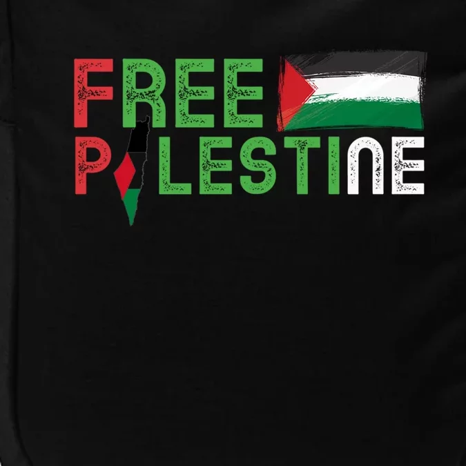 Free Palestine Flag Arabic Free Gaza Palestinian Flag Cute Gift Impact Tech Backpack