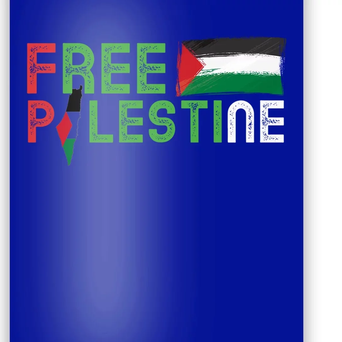 Free Palestine Flag Arabic Free Gaza Palestinian Flag Cute Gift Poster