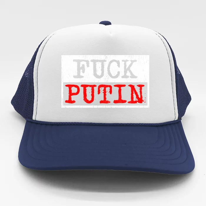 Fuck Putin Trucker Hat