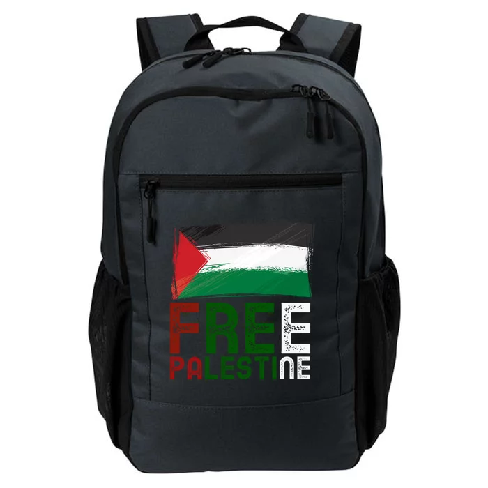 Free Palestine Flag Arabic Free Gaza Palestinian Flag Gift Daily Commute Backpack