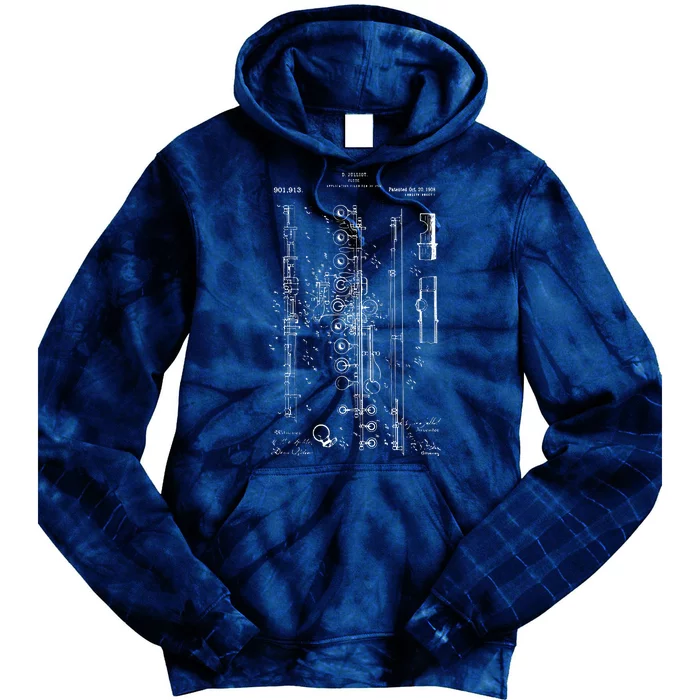 Flute Patent Tie Dye Hoodie