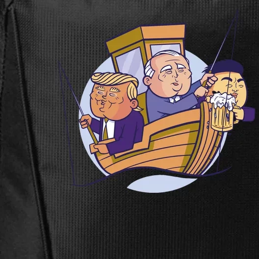 Fishing Presidents Funny City Backpack