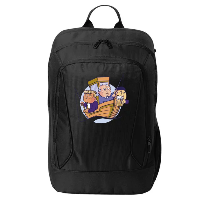 Fishing Presidents Funny City Backpack