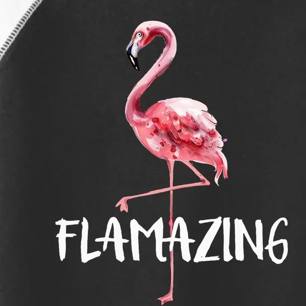 Flamazing Pink Flamingo Novelty Flamingo Lover Funny Gift Toddler Fine Jersey T-Shirt