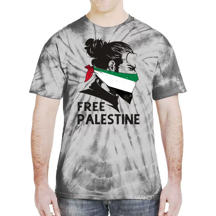 Free Palestine Flag Save Gaza End Occupation Palestinian Gift Tie-Dye T-Shirt