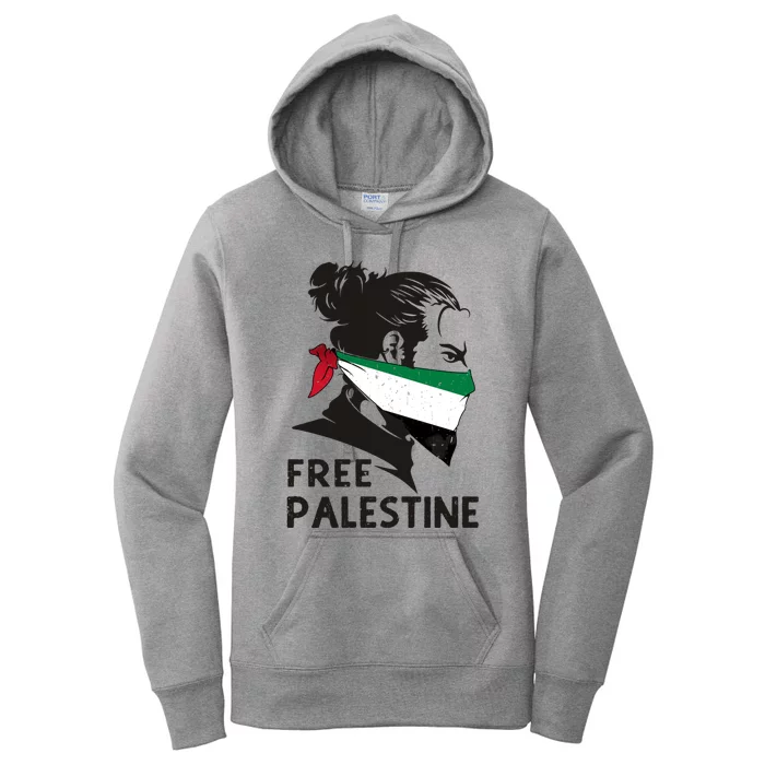 Free Palestine Flag Save Gaza End Occupation Palestinian Gift Women's Pullover Hoodie