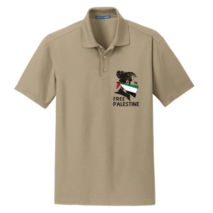 Free Palestine Flag Save Gaza End Occupation Palestinian Gift Dry Zone Grid Performance Polo