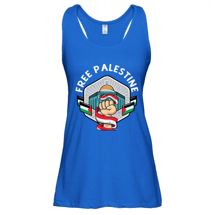 Free Palestine Flag Save Gaza Strip End The Occupation Great Gift Ladies Essential Flowy Tank