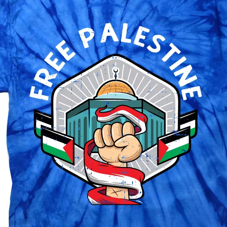 Free Palestine Flag Save Gaza Strip End The Occupation Great Gift Tie-Dye T-Shirt