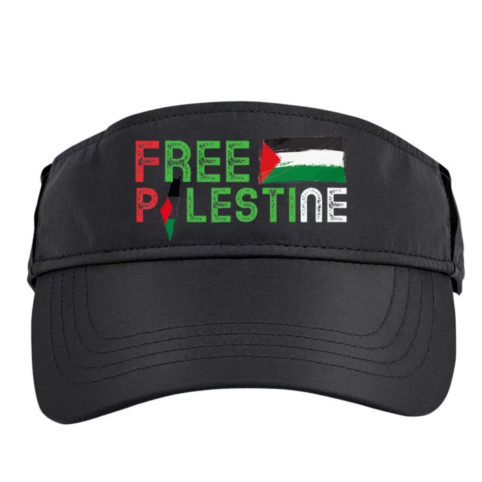 Free Palestine Flag Arabic Free Gaza Palestinian Flag Adult Drive Performance Visor