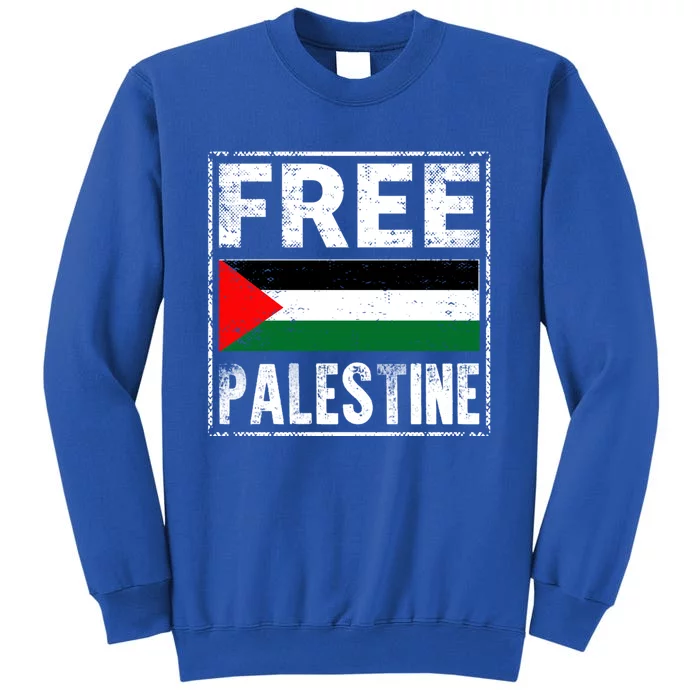 Free Palestine Flag Graphic Meaningful Gift Sweatshirt