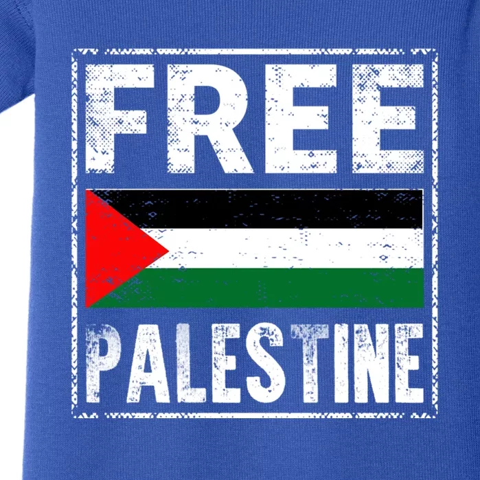 Free Palestine Flag Graphic Meaningful Gift Baby Bodysuit