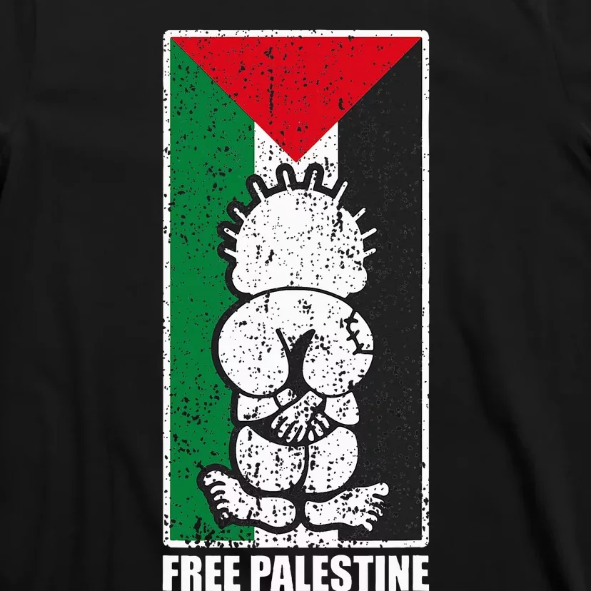 Free Palestine Flag Hanthala Gaza Save Sheikh Jarrah T-Shirt