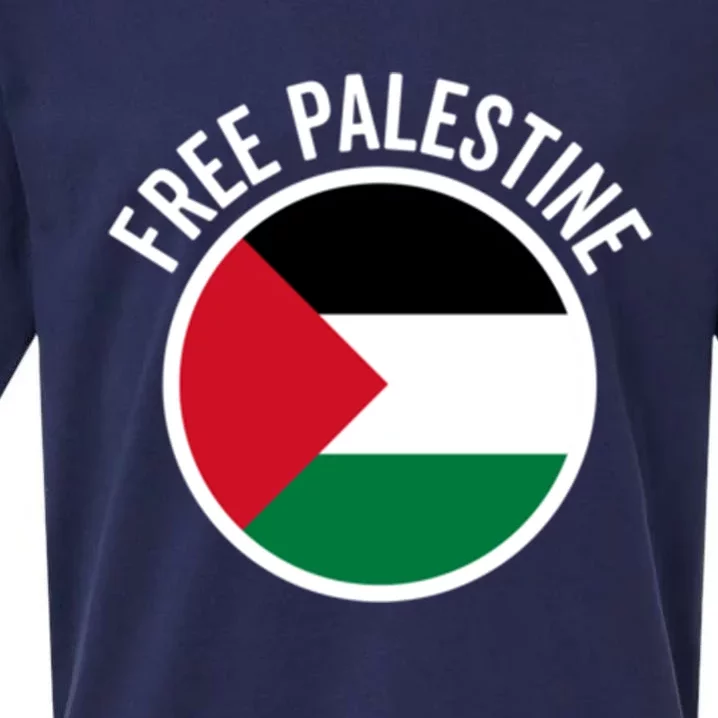 Free Palestine Free Gaza Palestine Flag Great Gift Sueded Cloud Jersey T-Shirt