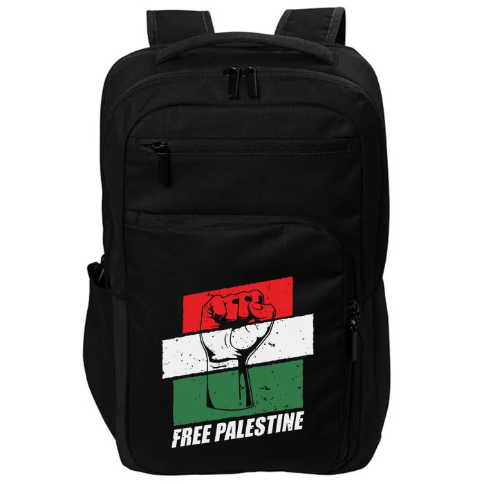 Free Palestine Impact Tech Backpack