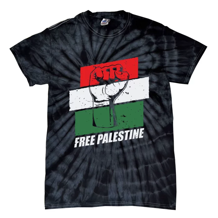 Free Palestine Tie-Dye T-Shirt