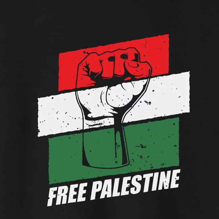 Free Palestine Women's Crop Top Tee