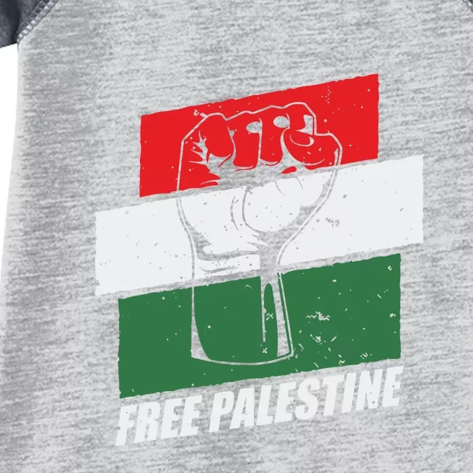 Free Palestine Infant Baby Jersey Bodysuit