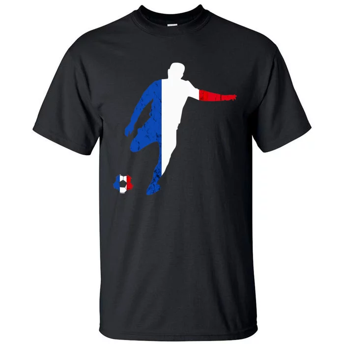 French Pride France Soccer Team France Flag French Roots Tall T-Shirt